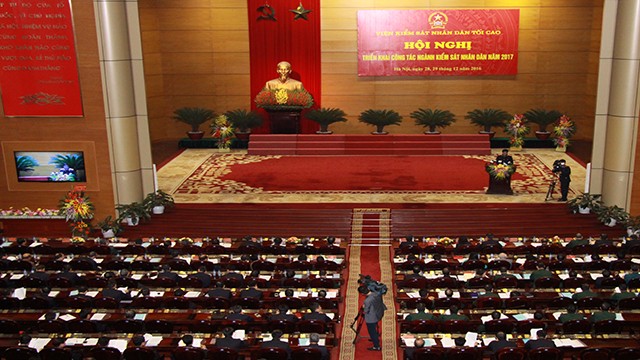President Tran Dai Quang attends procuracy sector's year-end meeting - ảnh 1